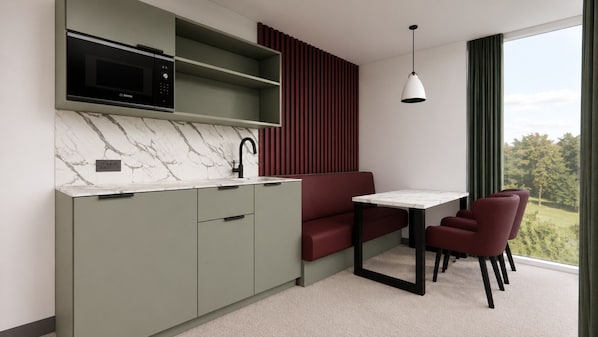 Superior Suite, Sea View | Private kitchen