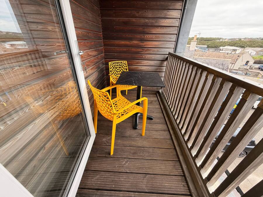 Cobertura, sacada, vista para o mar | Terraço/pátio