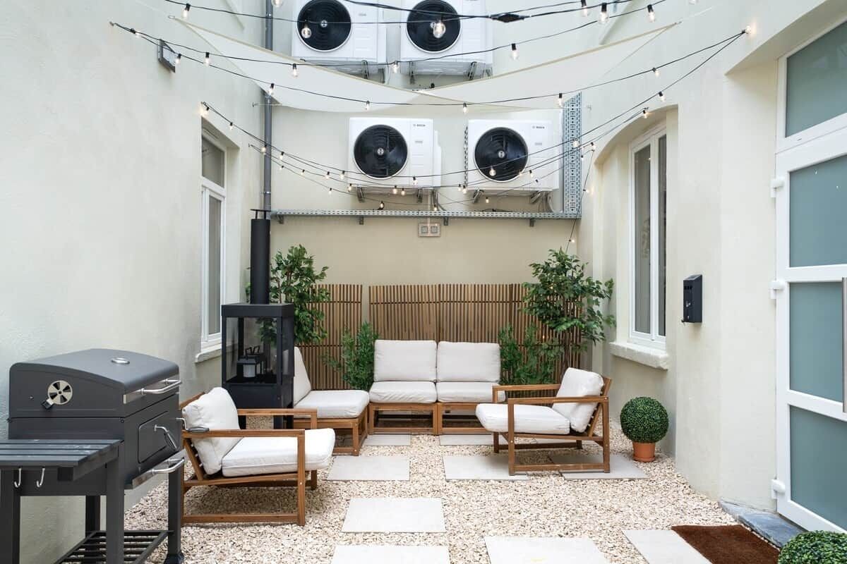 Enceinte de l’hébergement