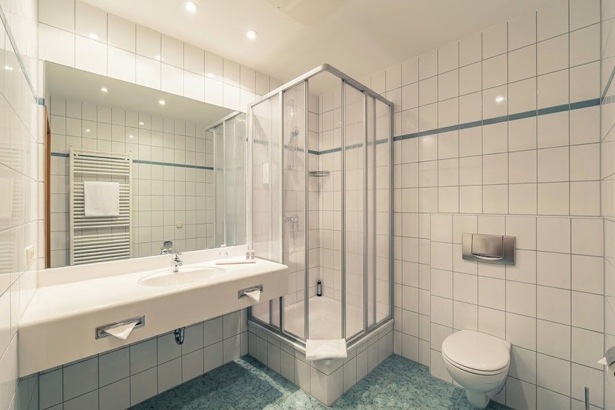 Shower, hair dryer