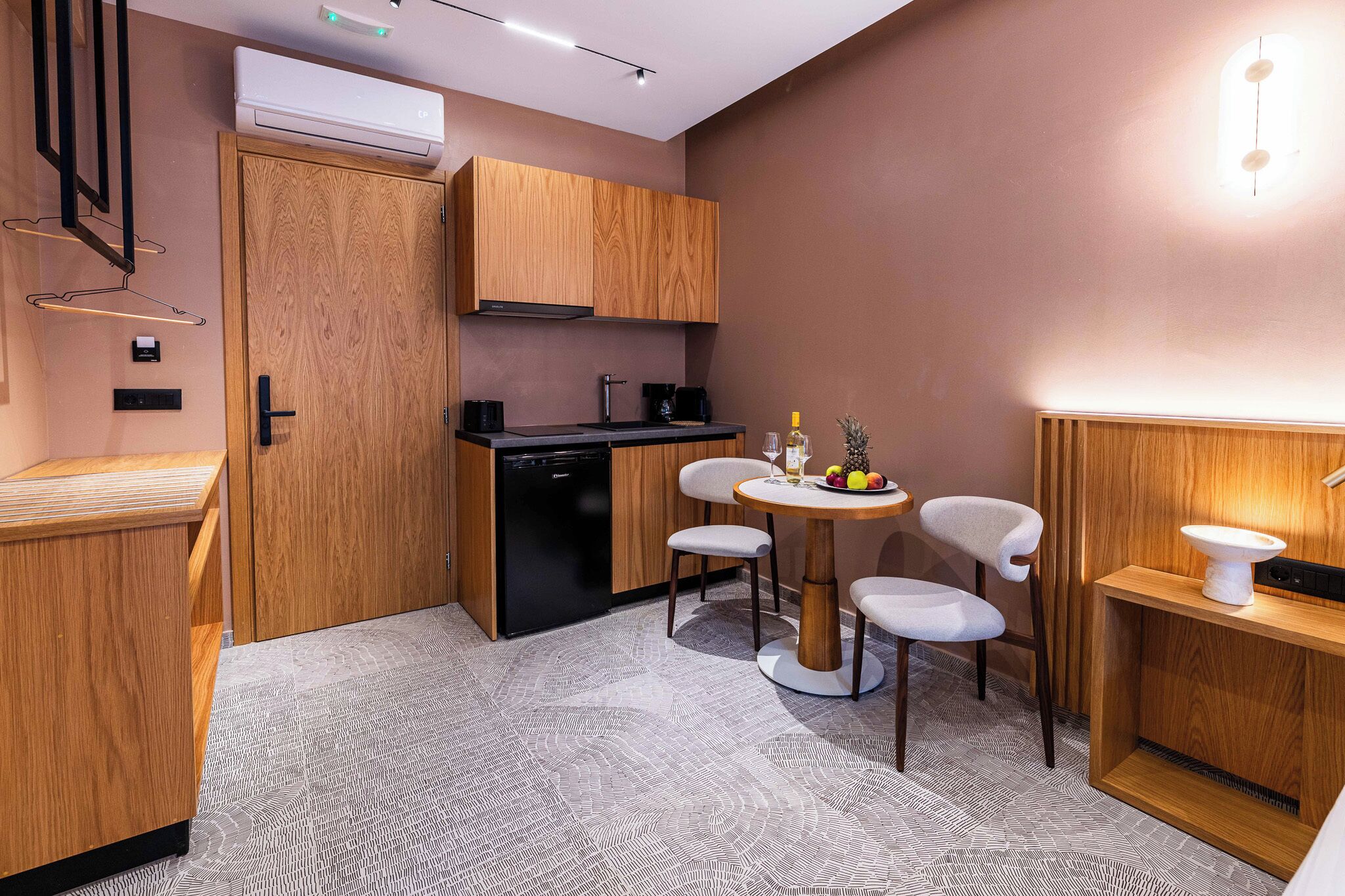 Suite Exclusive, balcon, vue montagne | Coin cuisine privé