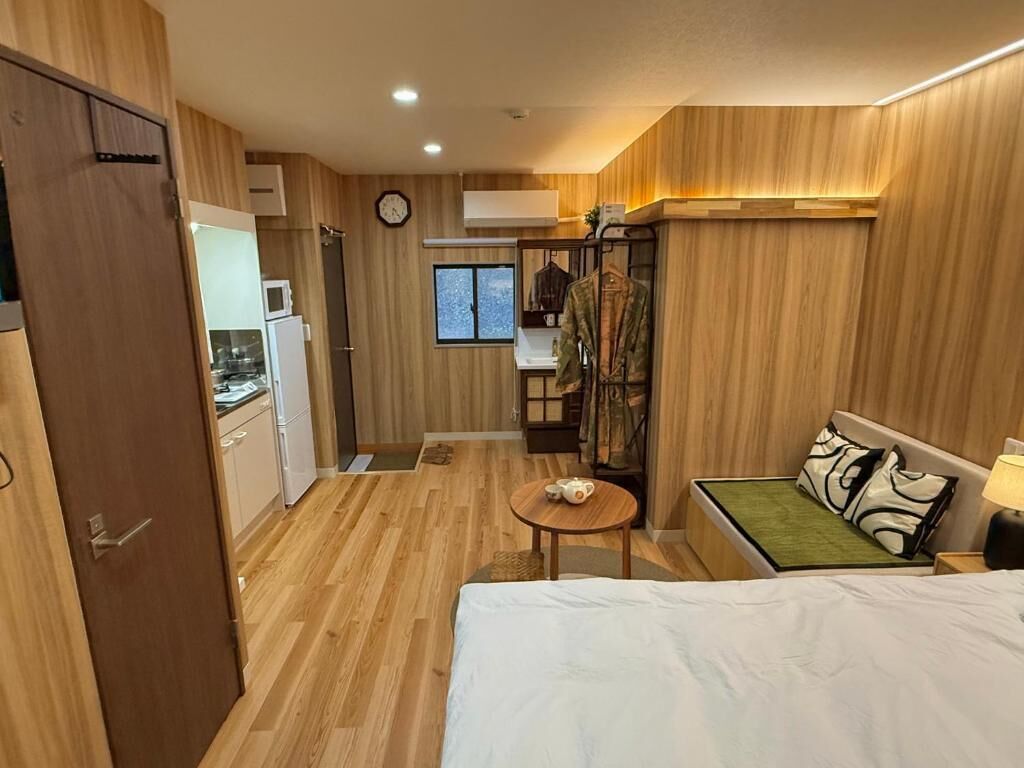 Standard Apartment, 1 Double Bed with Sofa bed, Non Smoking, City View | Blackout drapes, soundproofing, WiFi (free)
