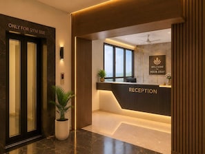 Double or Twin Room, City View | Lobby - hotel venue (Ahmedabad)