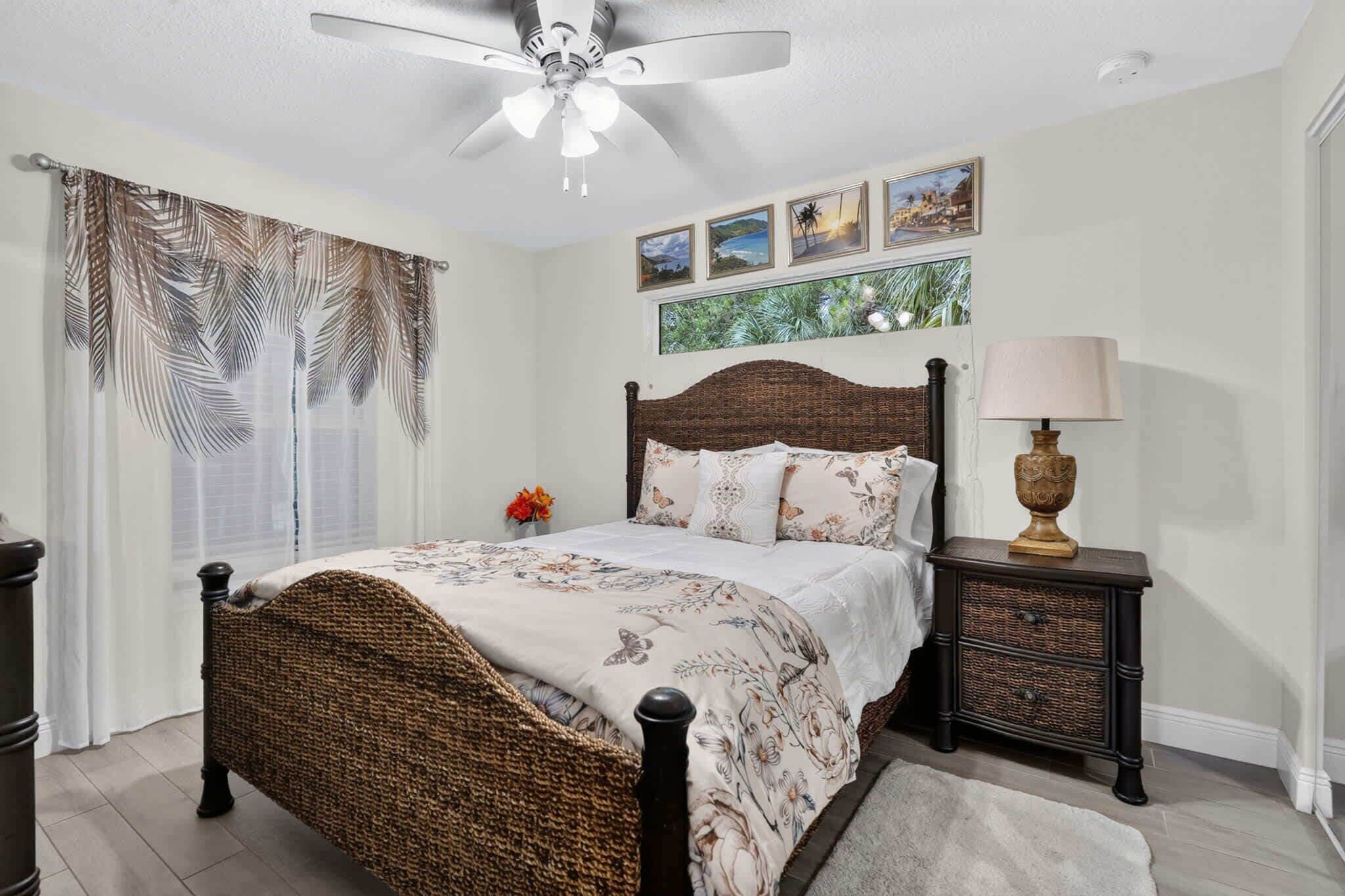 House, 2 Queen Beds, Patio, Garden View (Abi's House) | 2 bedrooms, individually decorated, individually furnished, bed sheets