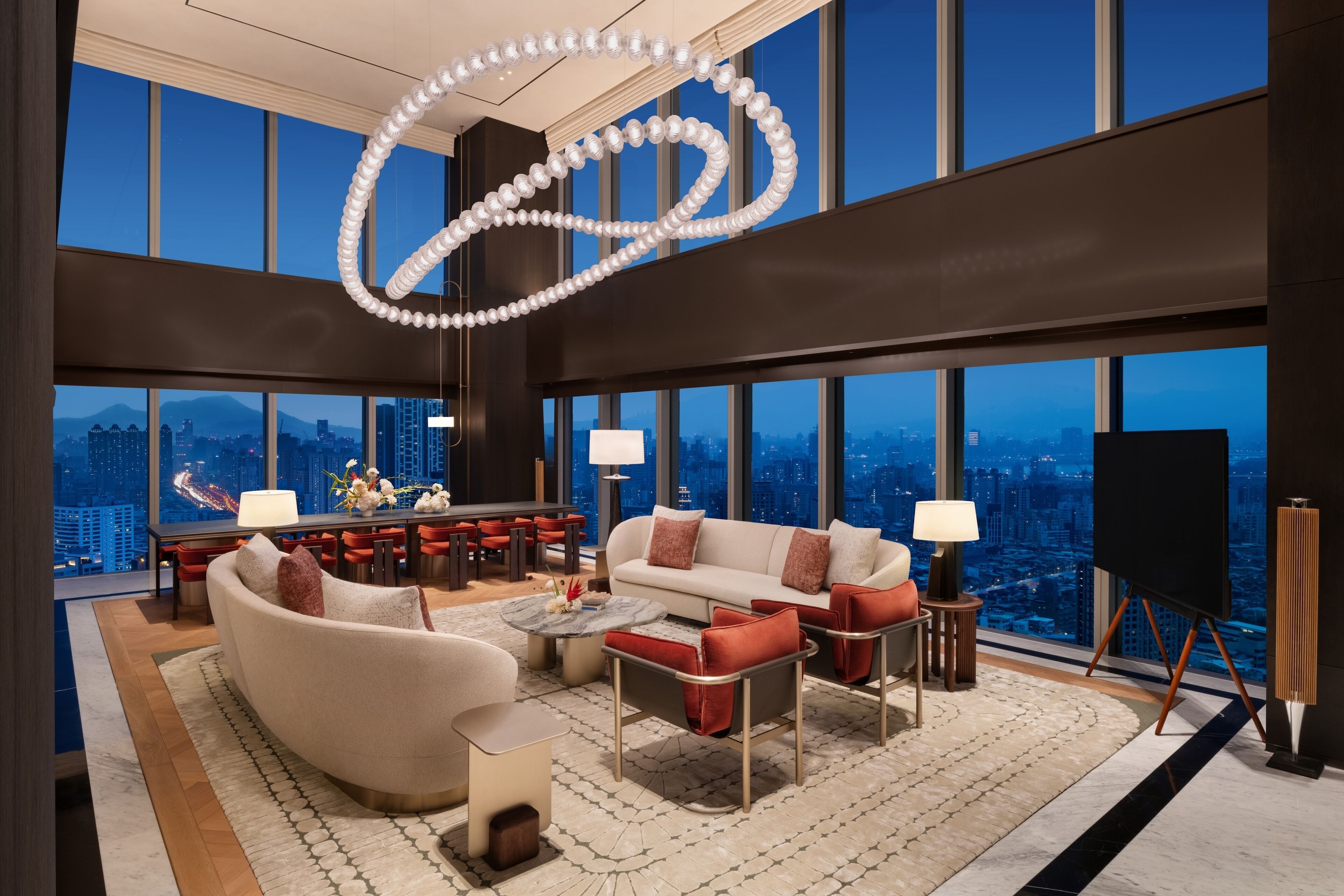 Presidential Suite, 1 Bedroom | Living room