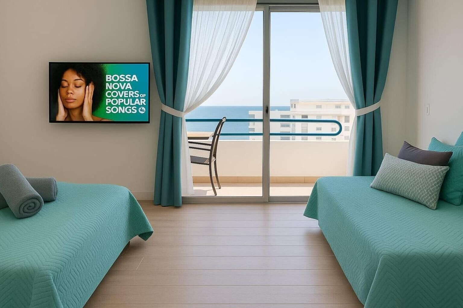 1 dormitorio, tabla de planchar con plancha, wifi y ropa de cama