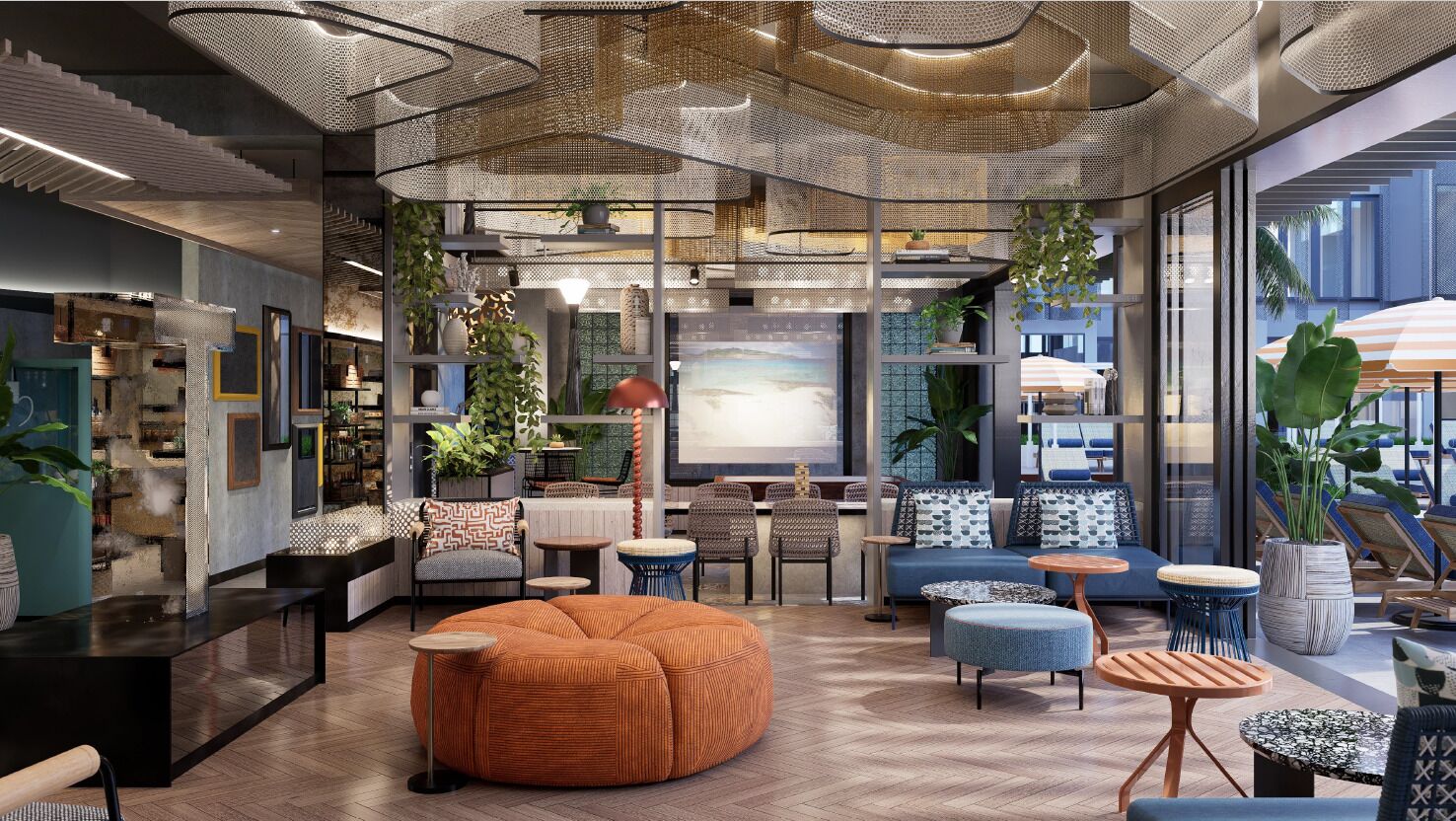 Lobby sitting area