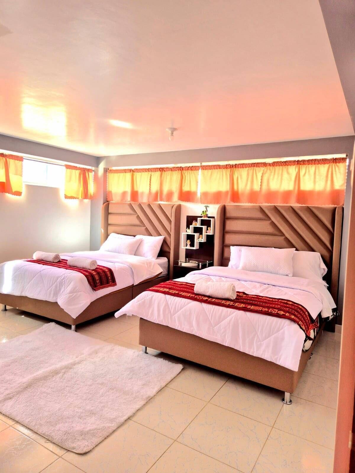 2 bedrooms, internet, bed sheets