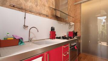 Apartment, Garden View | Private kitchen