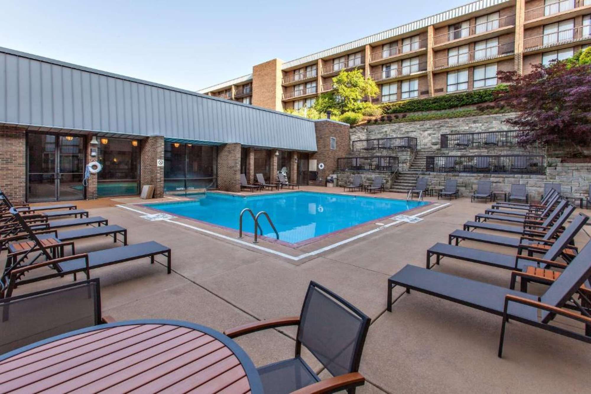 Indoor pool, a heated pool