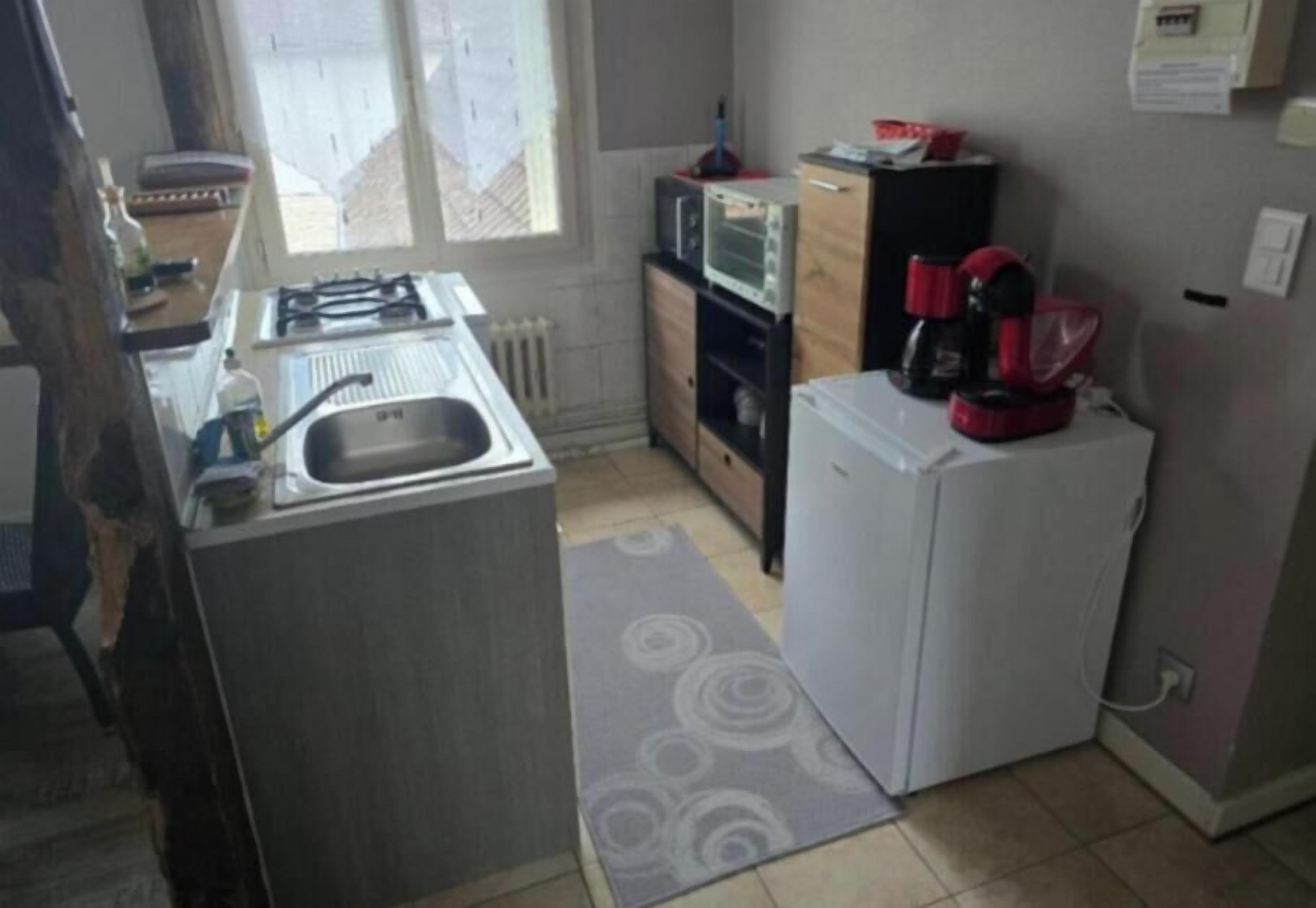 Departamento, 2 habitaciones, para no fumadores, aire acondicionado | Cocina privada | Cafetera de espresso y tetera eléctrica 