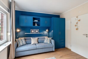 Living area - Lütje Kaib, Apartment with Wi-Fi (Borkum)