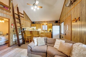 House (2 Bedrooms) | Interior - Lake-view Deck! Lake of the Ozarks Home in Edwards (Edwards)