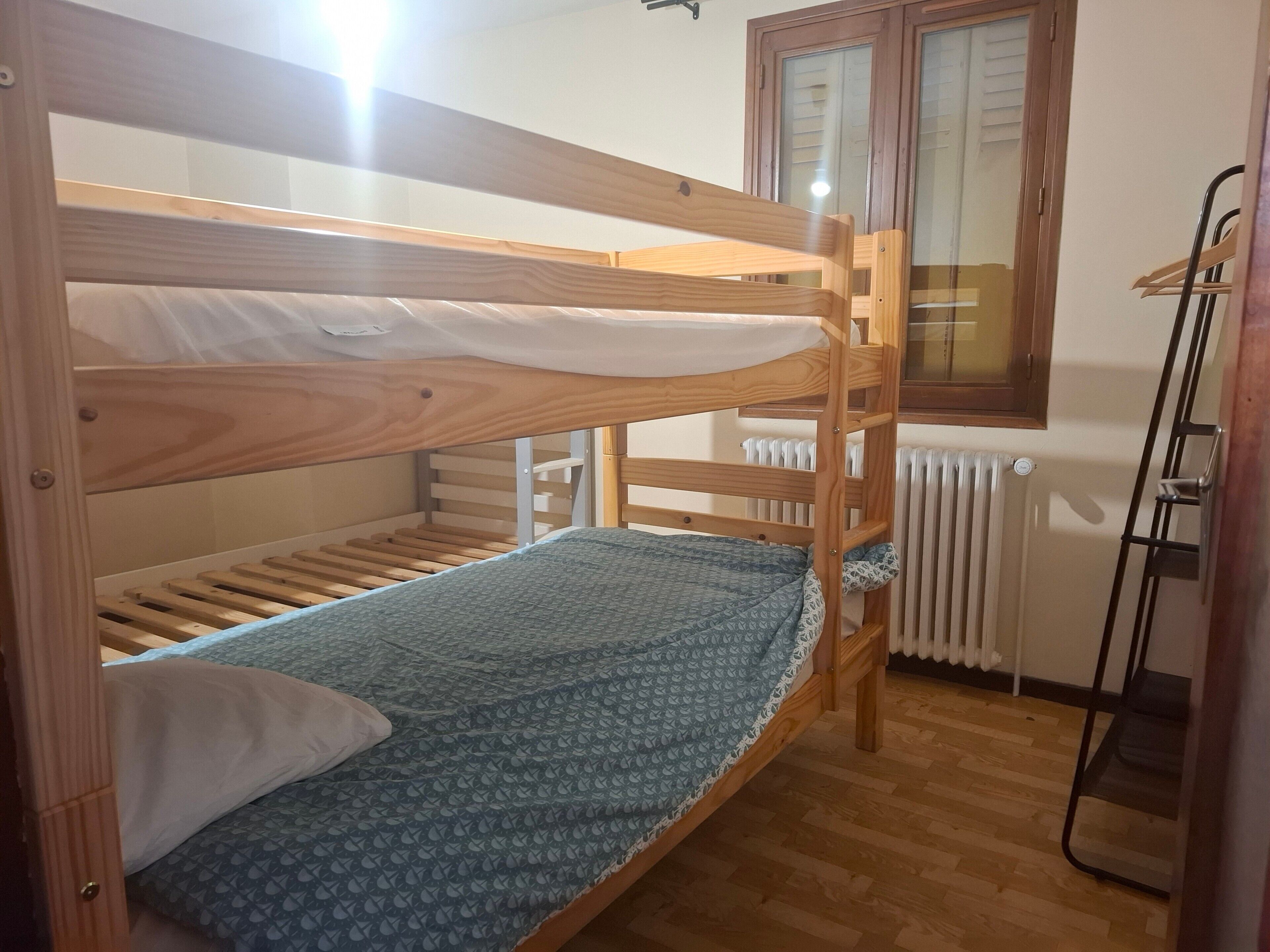 2 chambres, Wi-Fi, literie fournie