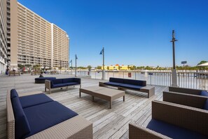 Terrace/patio - Beach Retreat w/ Balcony & Resort Amenities (Panama City Beach)