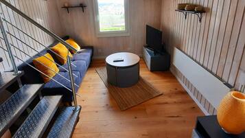 Fernseher, Kamin, DVD-Player