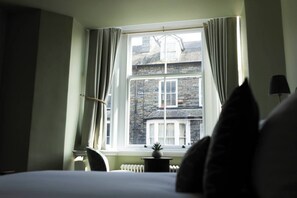 Desk, iron/ironing board, travel cot, free WiFi - Dog-Friendly Boutique Double Room | Olive House, Ambleside (Ambleside)