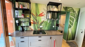 Private kitchen - Apartment 'Loft Character' with Wi-Fi (Hofheim)