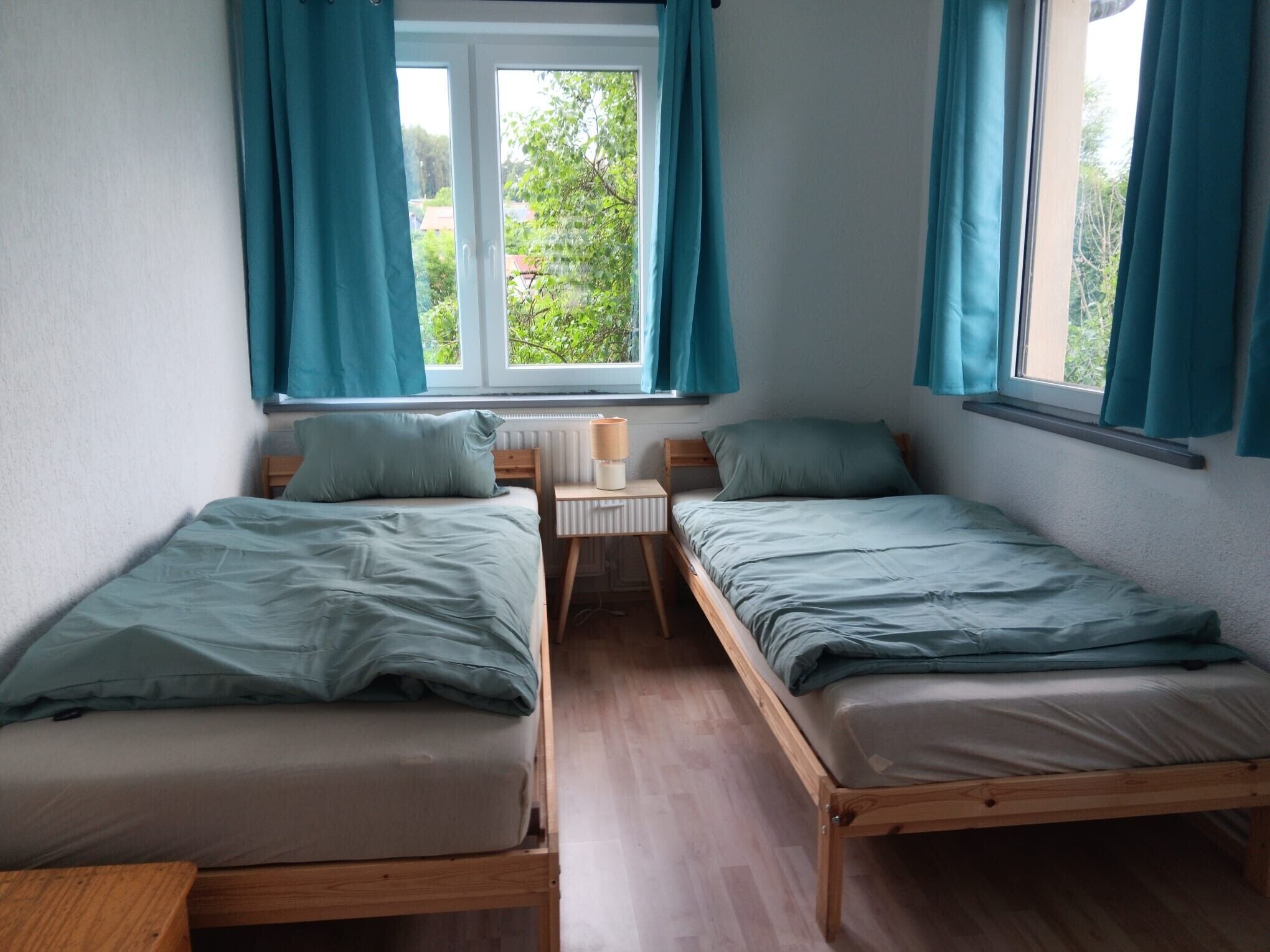 2 habitaciones y ropa de cama 