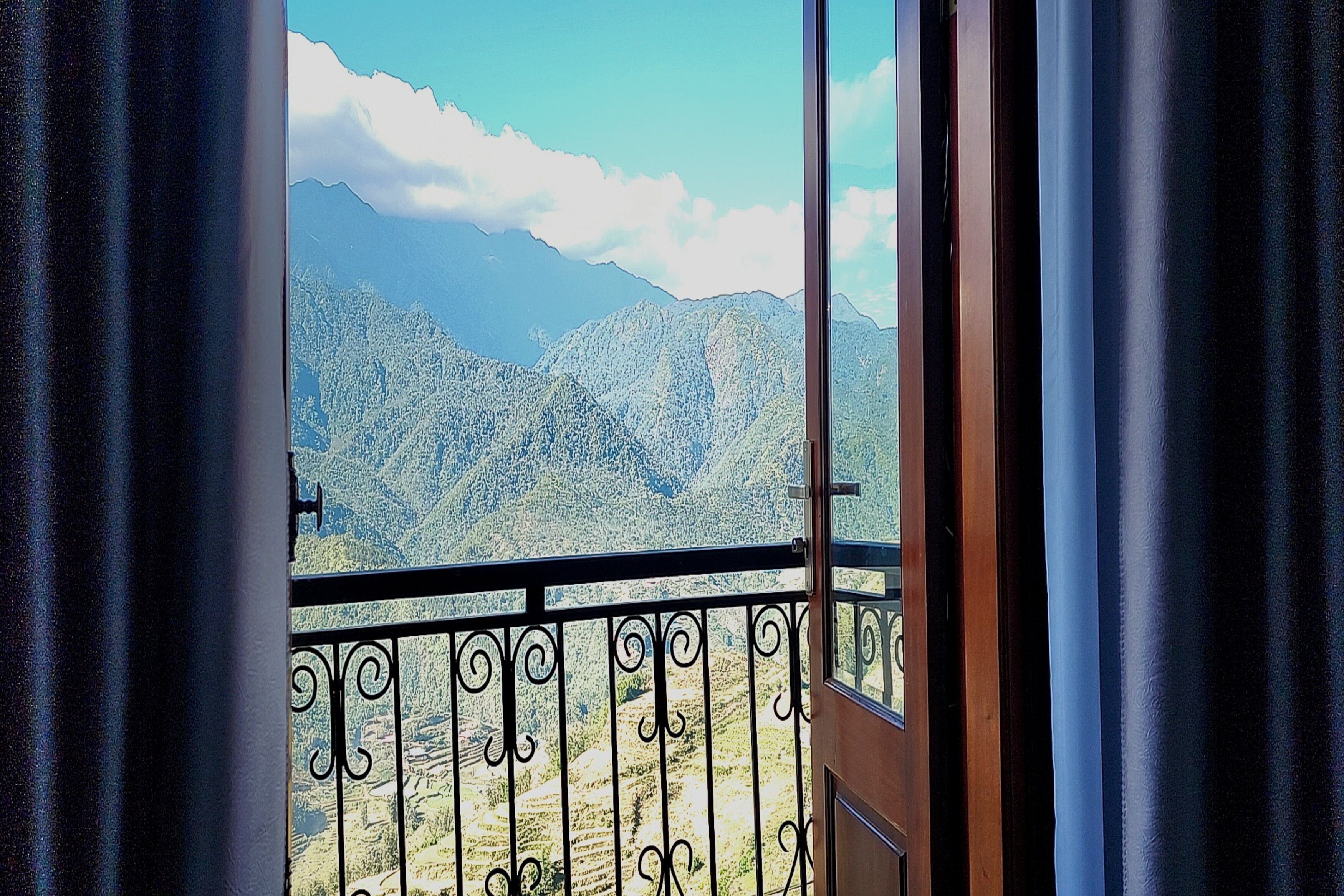 Vista desde la propiedad