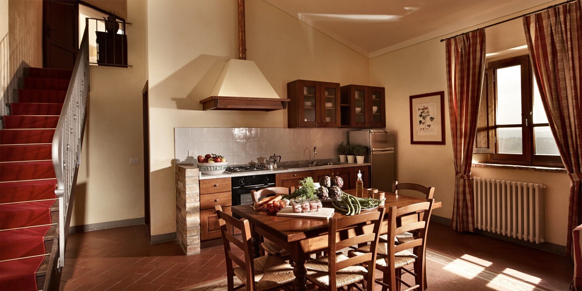 Macchina per tè/caffè, frigorifero, forno, piano cottura
