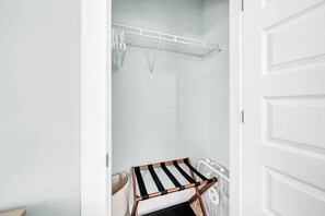 A room with a white door, a white radiator, and a white shelf. - Beauty and The Beach by Stay on 30a (Inlet Beach)
