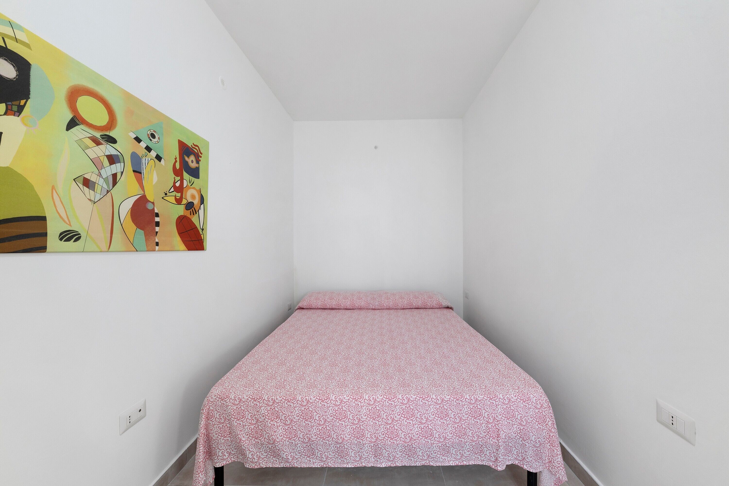 1 bedroom, iron/ironing board, bed sheets