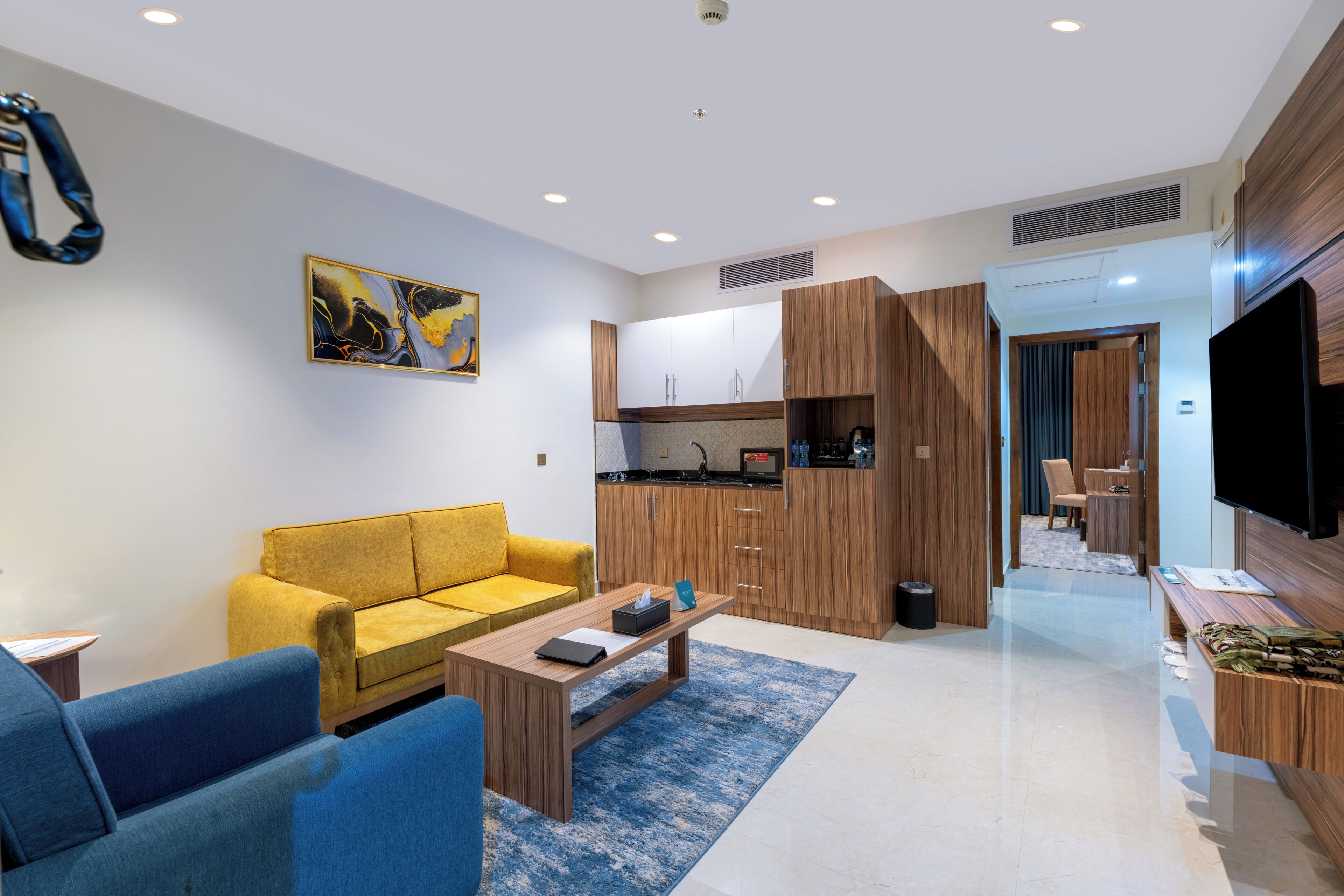 In-room safe, desk, laptop workspace, blackout curtains
