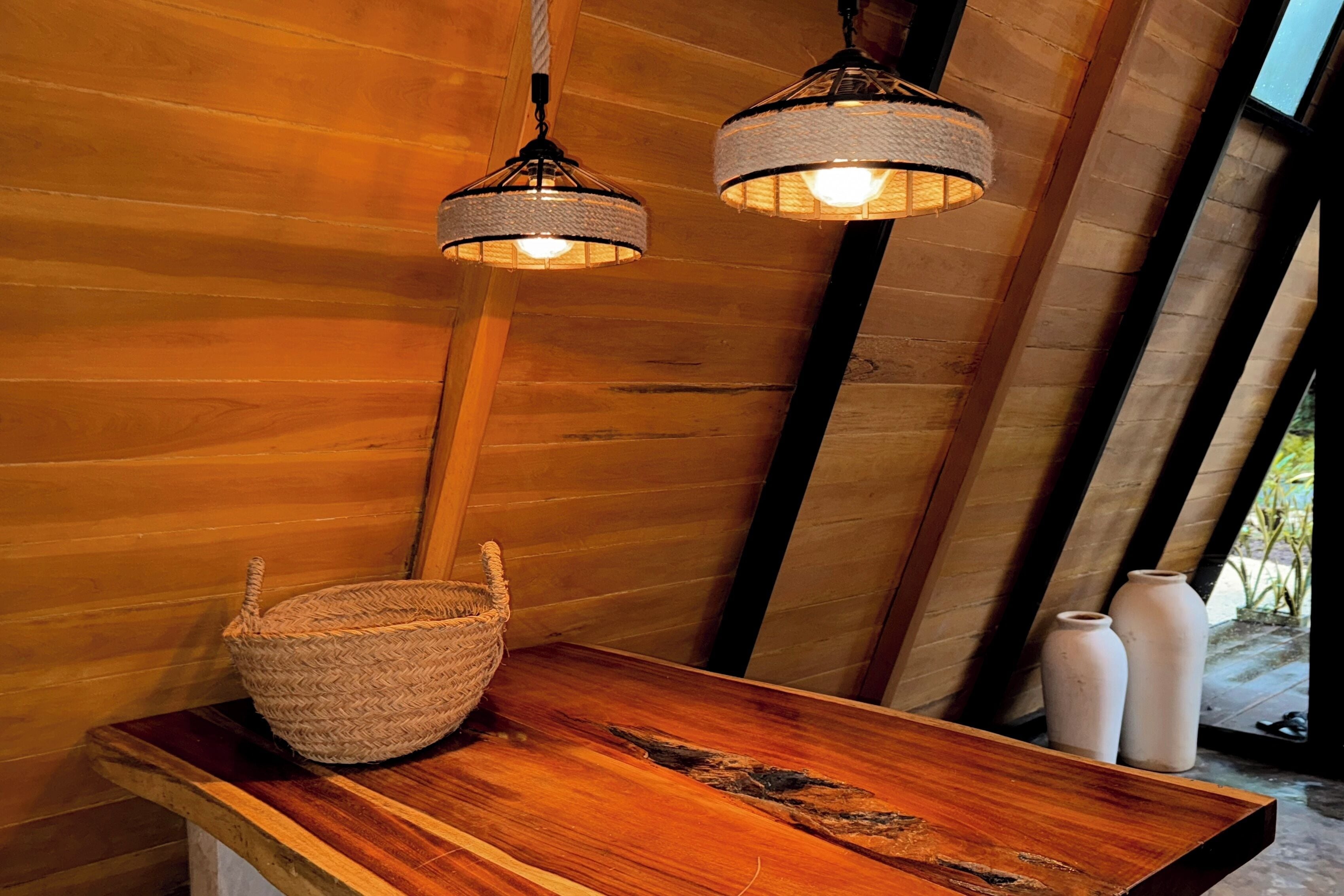 Cabaña Deluxe, vista al jardín | Interior