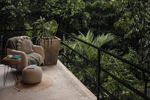 Deluxe Suite, Balcony, Garden View | Laptop workspace, free WiFi, bed sheets - Casa Tattva Puerto Morelos (Leona Vicario)