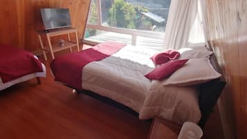 Twin Room, Mountain View | Soundproofing, iron/ironing board (on request), free WiFi