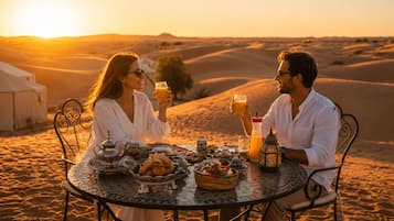 Deluxe Double Room, Desert View | Outdoor dining