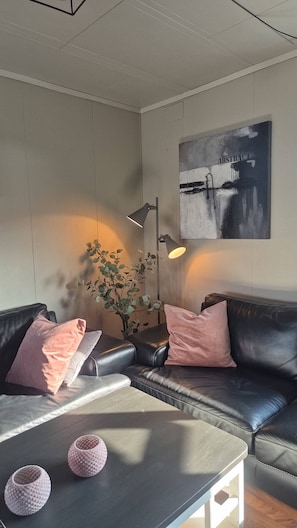 House, 5 Bedrooms, Balcony | Living room - Newly Renovated House 11 Guests, 5 Bedrooms (Vestre Toten)