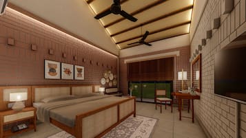 Deluxe Double Room, Balcony, Garden View | Desk, laptop workspace, WiFi (free)