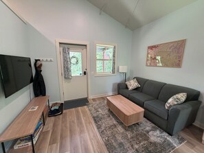 Living area - 180 Acre Forrest Retreat, Private Trails, Natural Springs, Near Red River Gorge (Stanton)