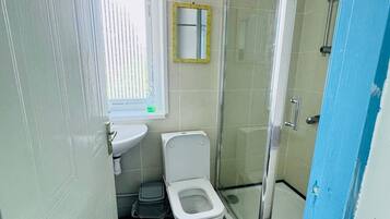 Towels, soap, toilet paper