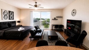 1 chambre, bureau, Wi-Fi, draps fournis