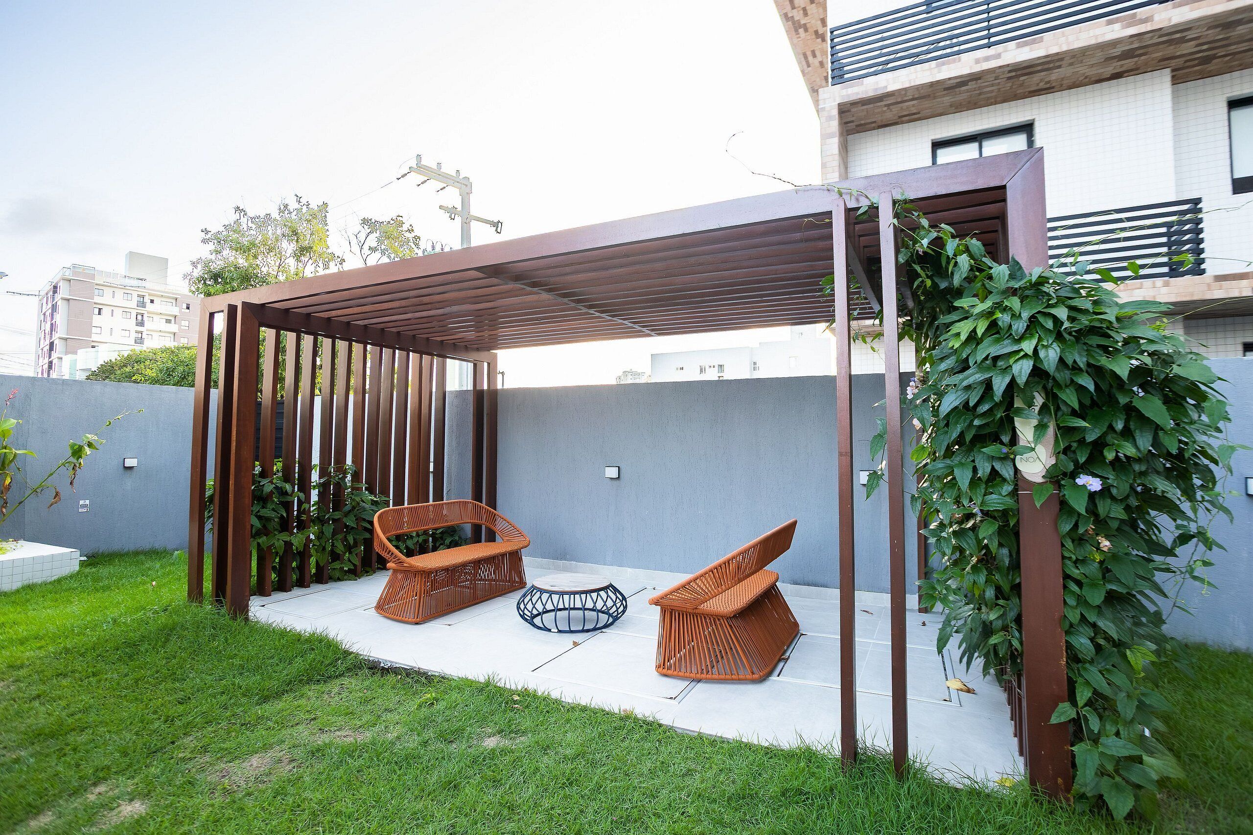 Apartamento básico | Terraço/pátio