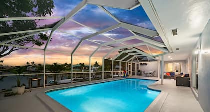 Waterfront Home – Private Dock & Heated Pool, Mins to Beach & Marina