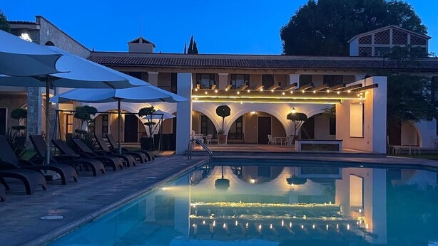 Outdoor pool - Hotel Maridelfi Restaurante & Bar (Tequisquiapan)