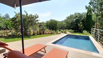 Una piscina riscaldata