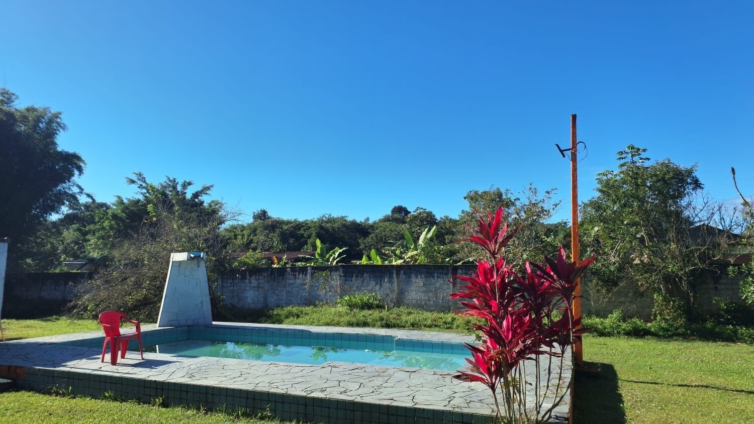Alberca al aire libre 
