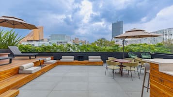 Terrasse sur le toit