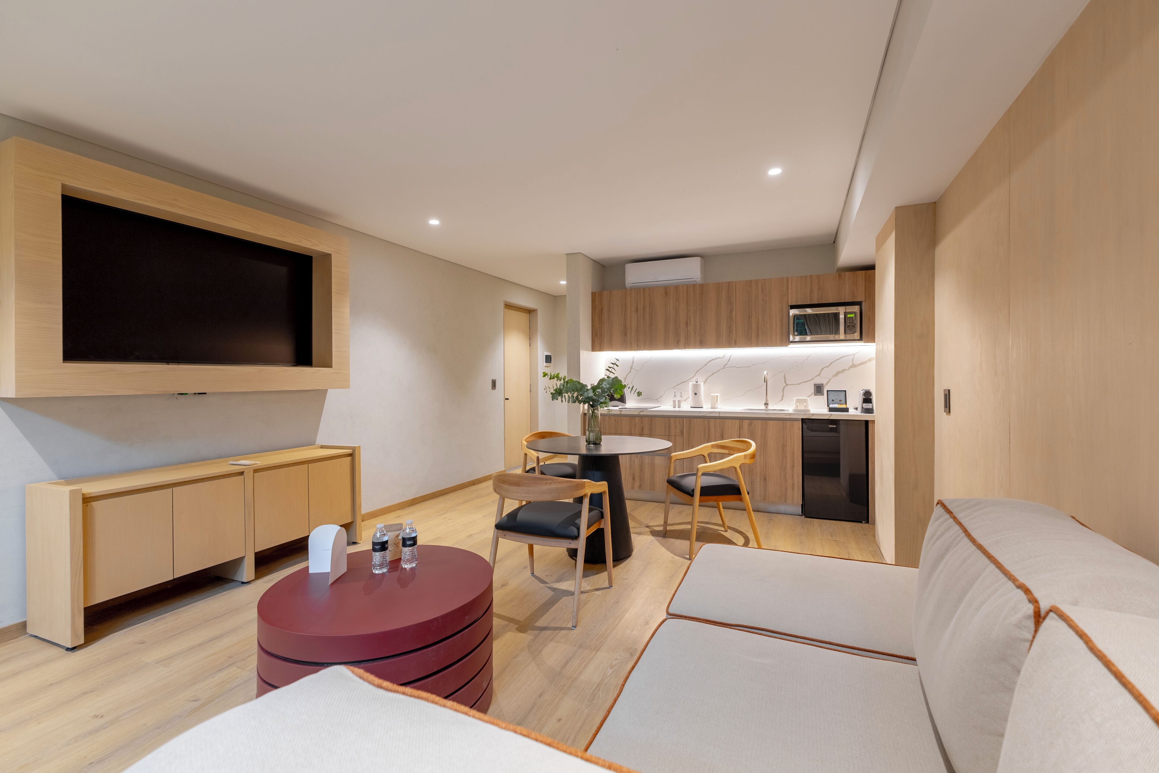 Departamento Premium, patio | Área de sala de estar