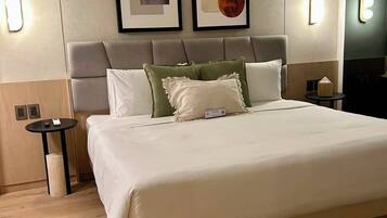 Superior Apartment, Balcony, City View | In-room safe, laptop workspace, blackout curtains, iron/ironing board