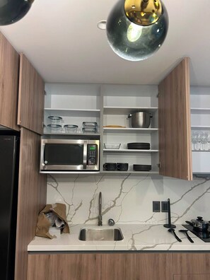 Apartemen Superior, balkon, pemandangan kota | Dapur pribadi