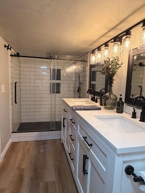 Bathroom - Unique Garage Themed Loft Studio Over Garage in Crum, WV 1 bedroom/ 1 bath (Crum)