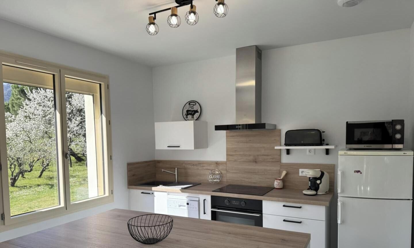 Kühlschrank, Mikrowelle, Ofen, Geschirrspüler
