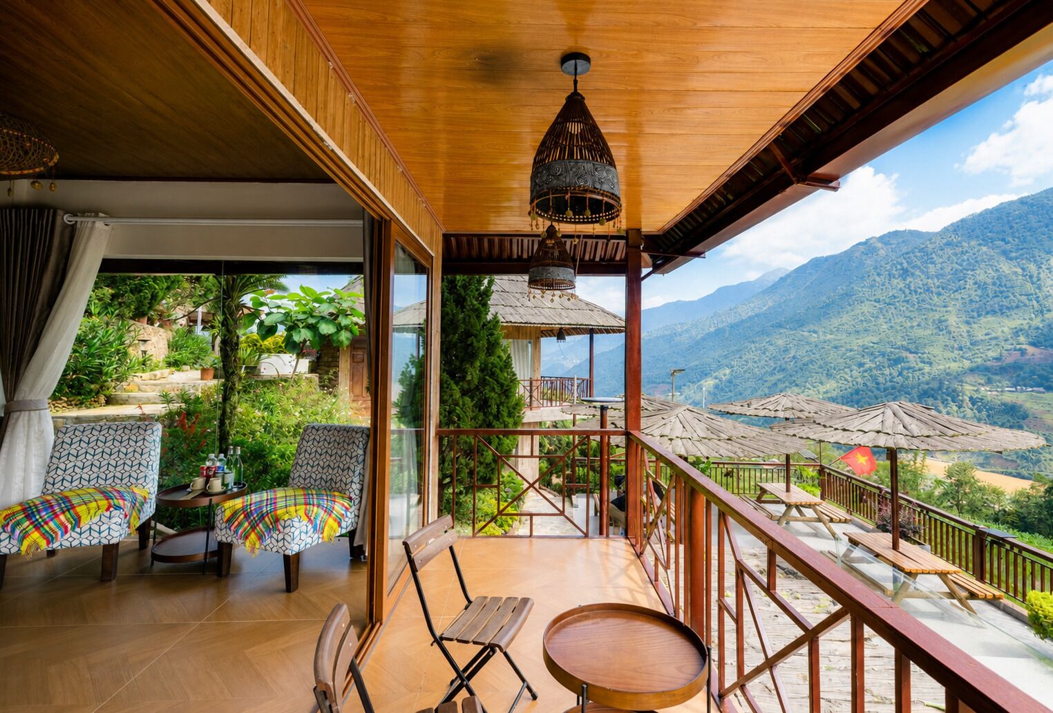 Bungalow, Balcony, Mountain View | Terrace/patio
