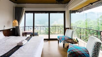 Double Room, Balcony, Mountain View | Desk, blackout drapes, WiFi (free)